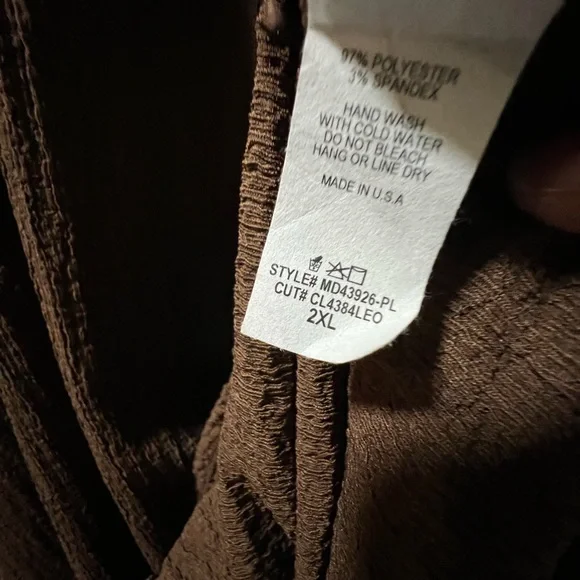 Celeste Chocolate Brown Long Sleeve Dress - Picture 6 of 9